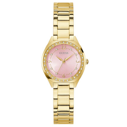 Guess Charlotte Crystals Gold Stainless Steel Bracelet GW0767L7