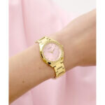 Guess Charlotte Crystals Gold Stainless Steel Bracelet GW0767L7