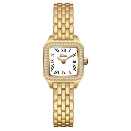 Jcou Constance Crystals Gold Stainless Steel Bracelet JU19088-3