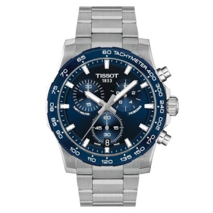 Tissot Supersport Chrono Silver Stainless Steel Bracelet Chronograph T1254171104100