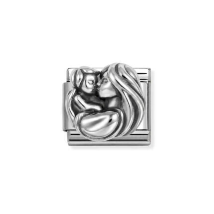 NOMINATION COMPOSABLE CLASSIC LINK MUM AND CHILD IN STERLING SILVER 330114/10