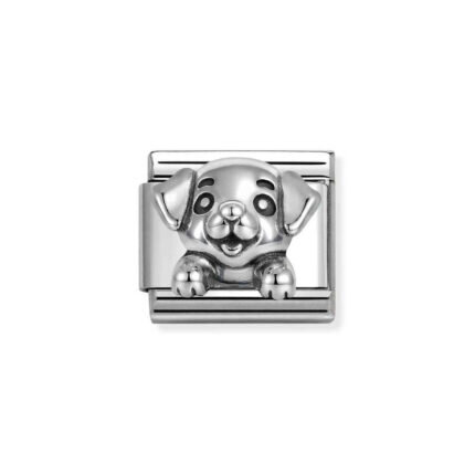 NOMINATION COMPOSABLE CLASSIC LINK DOG IN STERLING SILVER 330114/17