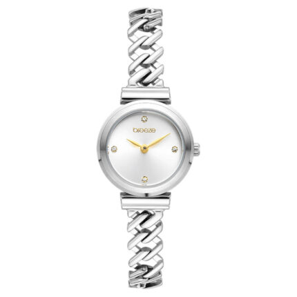 Breeze Cascadia Crystals Gold Stainless Steel Bracelet 612641.1
