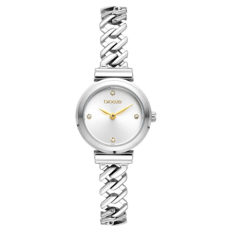 Breeze Cascadia Crystals Gold Stainless Steel Bracelet 612641.1