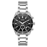 Breeze Momentum Dual Time Stainless Steel Bracelet 613062.2