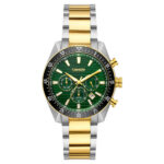 Breeze Momentum Dual Time Two Tone Stainless Steel Bracelet 713062.7