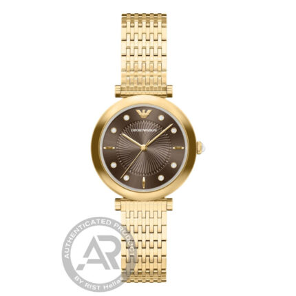 Emporio Armani Archelia Crystals Gold Stainless Steel Bracelet AR11810