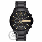 Armani Exchange Hampton Black Stainless Steel Bracelet Chronograph AX2164