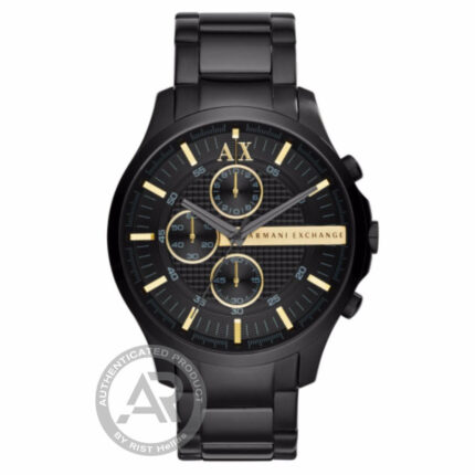 Armani Exchange Hampton Black Stainless Steel Bracelet Chronograph AX2164
