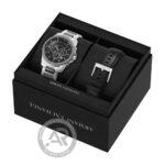 Armani Exchange Banks Stainless Steel Bracelet Chronograph Gift Set AX7181SET