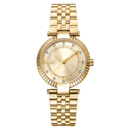 Dkny Essential Glitz Gold Stainless Steel Bracelet DK1L042M0055