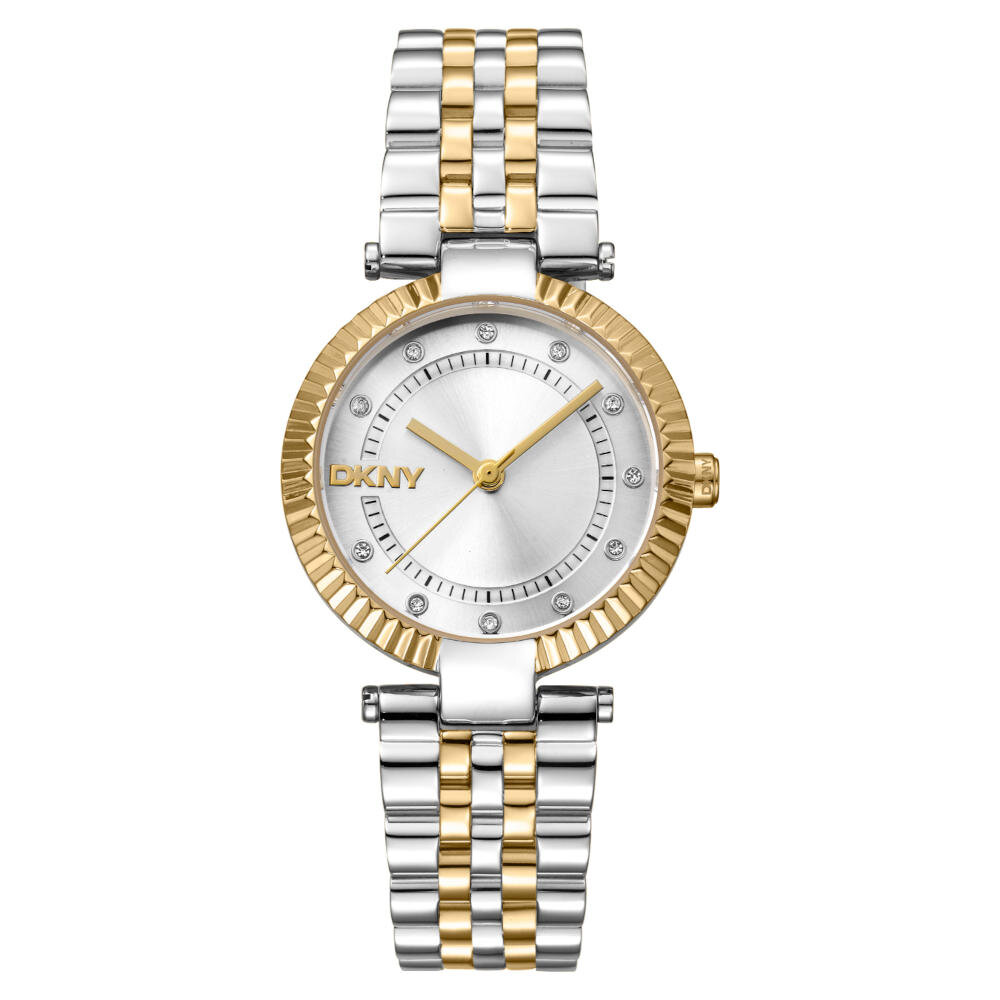 Dkny Essential Glitz Two Tone Stainless Steel Bracelet DK1L042M0065 Dkny Essential Glitz Two Tone Stainless Steel Bracelet DK1L042M0065