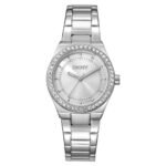 Dkny Evening Crystals Silver Stainless Steel Bracelet DK1L100M0045