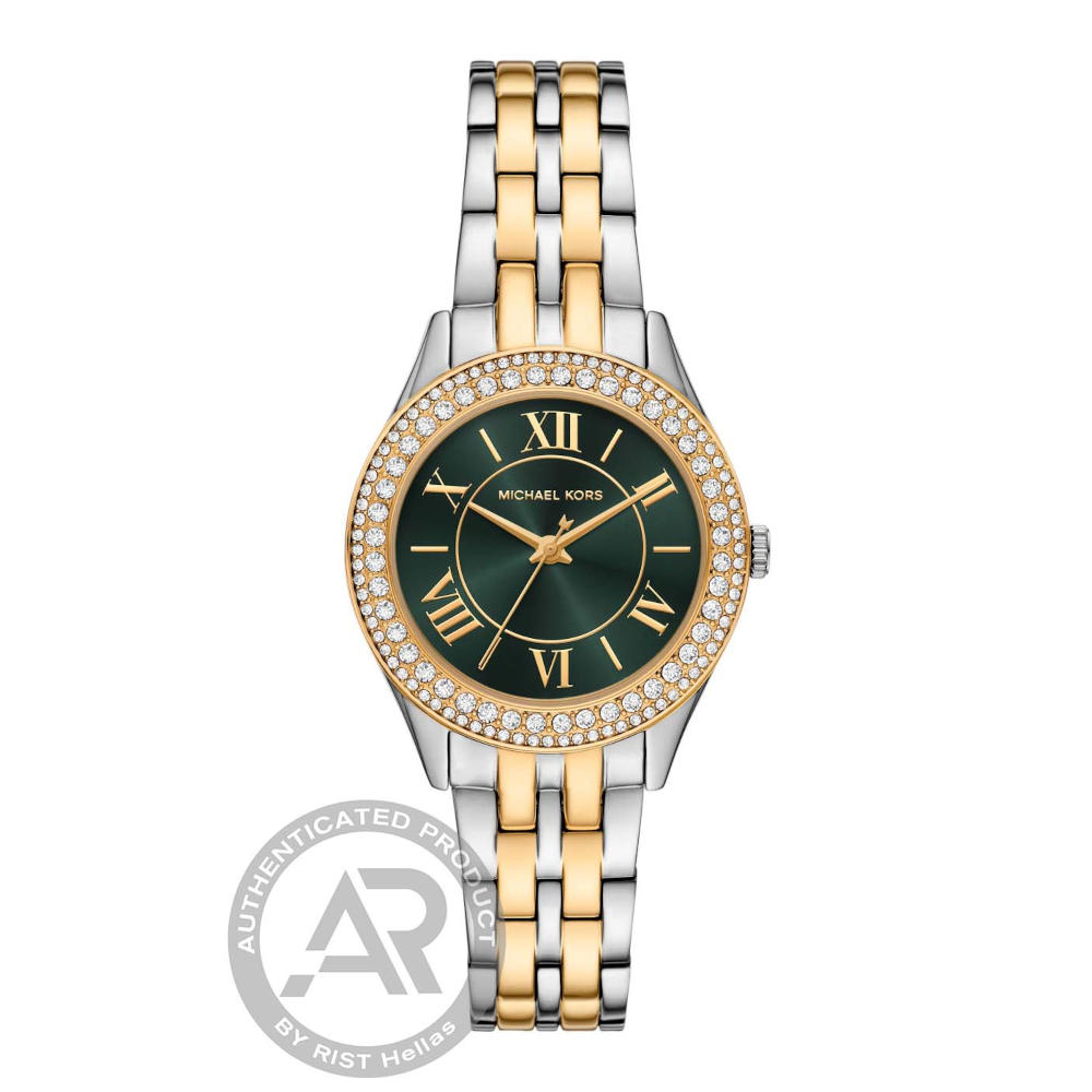 Michael Kors Harlowe Crystals Two Tone Stainless Steel Bracelet MK7654