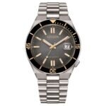 Citizen Shore Timeslip Automatic Limited Edition Silver Stainless Steel Bracelet NJ0238-57E