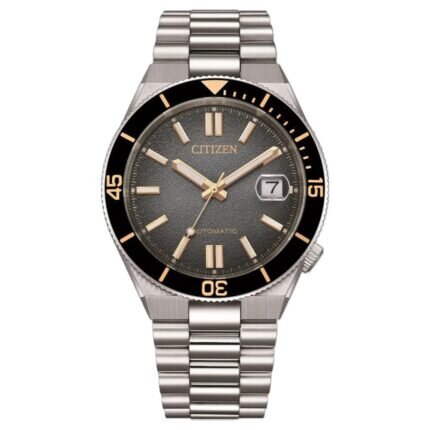 Citizen Shore Timeslip Automatic Limited Edition Silver Stainless Steel Bracelet NJ0238-57E