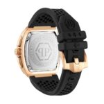 Philipp Plein Hexagon Phantom Black Silicone Strap Chronograph PWHHA0226