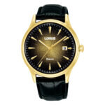 Lorus Classic Black Leather Strap RS902EX9