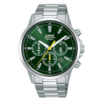 Lorus Tactical Stainless Steel Bracelet Chronograph RT313LX9