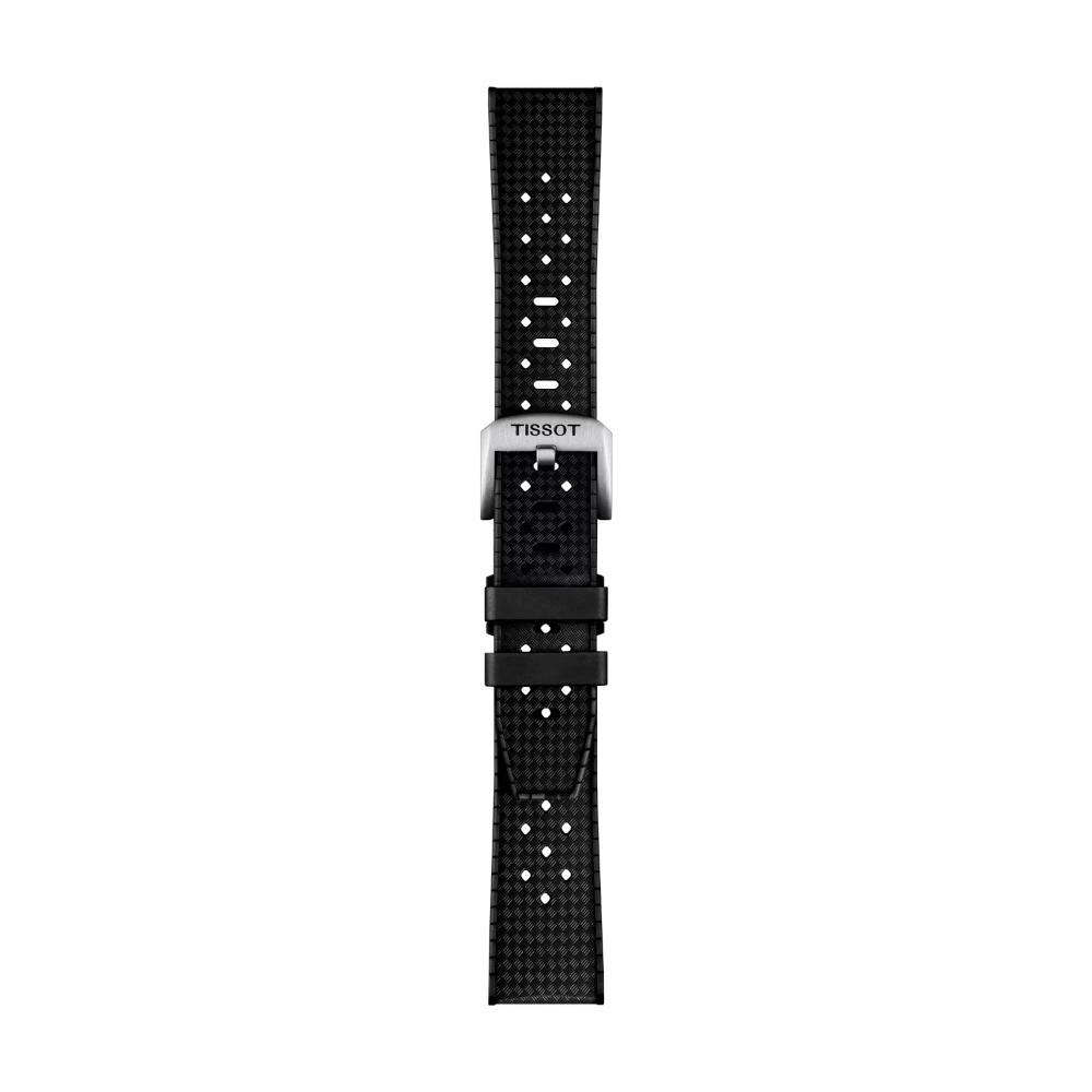 Tissot Official Black Rubber Strap 20.00 mm T852049628