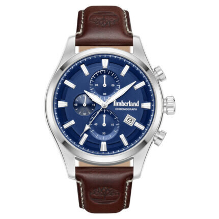 Timberland Ashmont Brown Leather Strap Chronograph TDWGC0109302