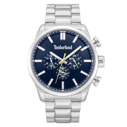 Timberland Henniker II Dual Time Silver Stainless Steel Bracelet Chronograph TDWGK0095301