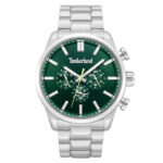 Timberland Henniker II Dual Time Silver Stainless Steel Bracelet Chronograph TDWGK0095302