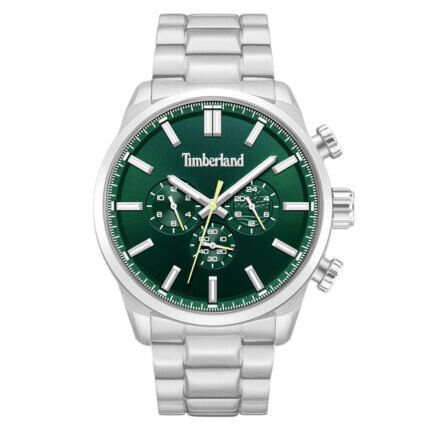 Timberland Henniker II Dual Time Silver Stainless Steel Bracelet Chronograph TDWGK0095302