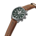 Timberland Henniker II Dual Time Brown Leather Strap Chronograph Gift Set TDWGQ00949X2