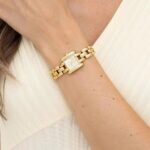 Boss Violet Gold Stainless Steel Bracelet 1502874