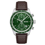 Boss Grand Prix Vitesse Brown Leather Strap Chronograph 1514342