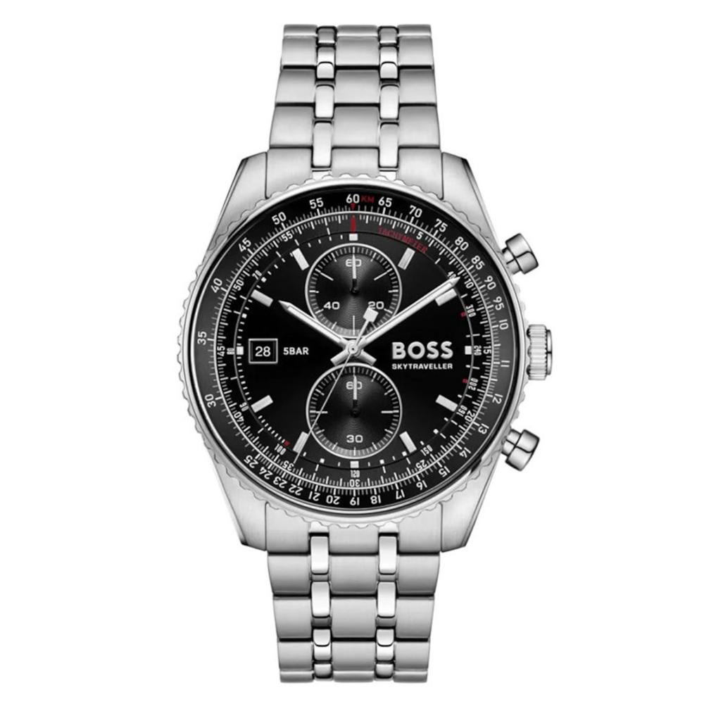 Boss Skytraveller Stainless Steel Bracelet Chronograph 1514349 Boss Skytraveller Stainless Steel Bracelet Chronograph 1514349