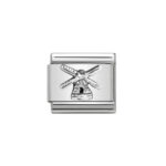NOMINATION COMPOSABLE CLASSIC LINK WINDMILL IN STERLING SILVER 330105/21