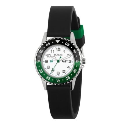 Tikkers Black Silicone Strap ATK1095