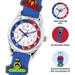 Tikkers 3D Racing Car Blue Silicone Strap ATK1096
