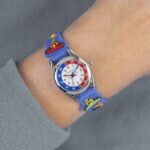 Tikkers 3D Racing Car Blue Silicone Strap ATK1096