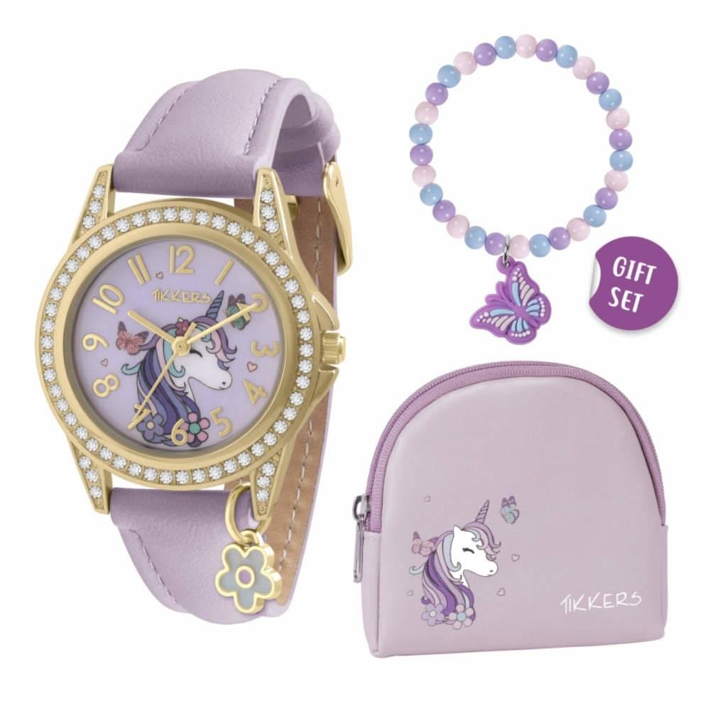 Tikkers Unicorn Purple Leather Strap Gift Set ATK1106 Tikkers Unicorn Purple Leather Strap Gift Set ATK1106