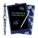 Tikkers Football Blue Silicone Strap & Magic Writing Pad Gift Set ATK1110-PAD