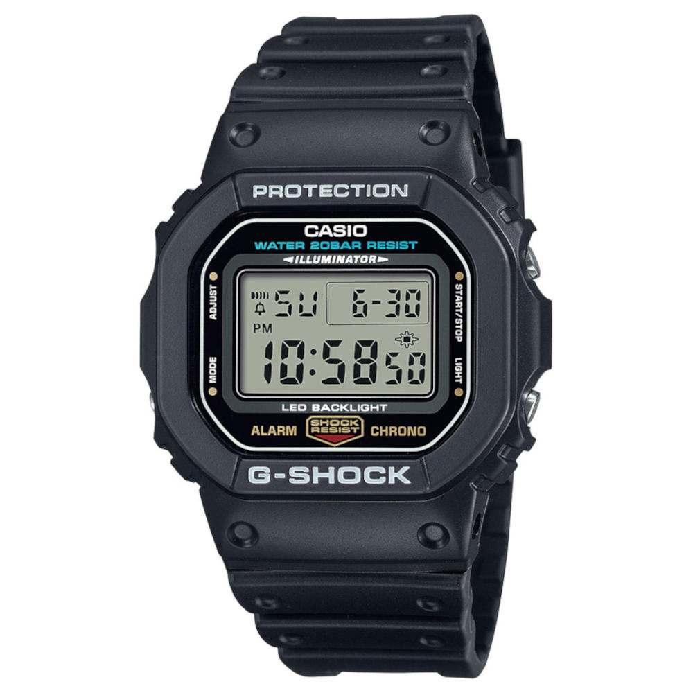 Casio G-Shock Black Rubber Strap DW-5600UE-1ER Casio G-Shock Black Rubber Strap DW-5600UE-1ER