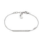 EMPORIO ARMANI EAGLE LOGO ΒΡΑΧΙΟΛΙ ΑΠΟ ΕΠΙΠΛΑΤΙΝΩΜΕΝΟ ΑΣΗΜΙ ΜΕ ΖΙΡΓΚΟΝ EG3591040