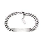 EMPORIO ARMANI EAGLE LOGO ΒΡΑΧΙΟΛΙ ΑΠΟ ΑΝΟΞΕΙΔΩΤΟ ΑΤΣΑΛΙ EGS3304040