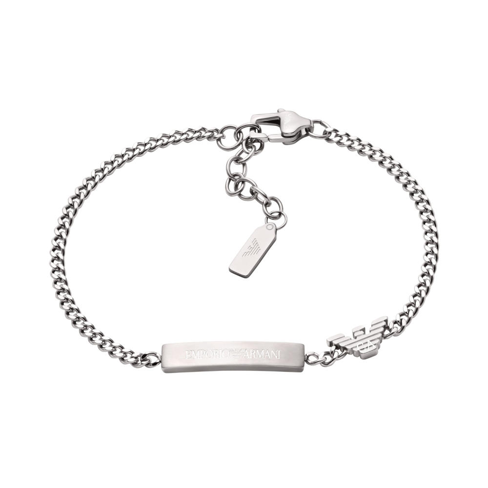 EMPORIO ARMANI EAGLE LOGO ΒΡΑΧΙΟΛΙ ΑΠΟ ΑΝΟΞΕΙΔΩΤΟ ΑΤΣΑΛΙ EGS3310040 EMPORIO ARMANI EAGLE LOGO ΒΡΑΧΙΟΛΙ ΑΠΟ ΑΝΟΞΕΙΔΩΤΟ ΑΤΣΑΛΙ EGS3310040