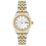 Ferro Crystals Two Tone Stainless Steel Bracelet FL21294AWT-D