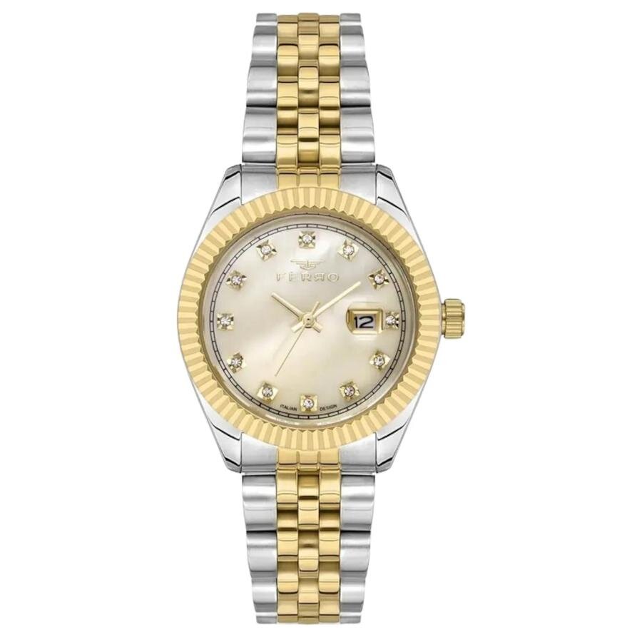 Ferro Crystals Two Tone Stainless Steel Bracelet FL21294AWT-D4 Ferro Crystals Two Tone Stainless Steel Bracelet FL21294AWT-D4