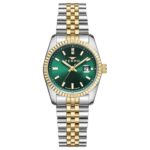 Ferro Crystals Two Tone Stainless Steel Bracelet FL21781AWT-D6