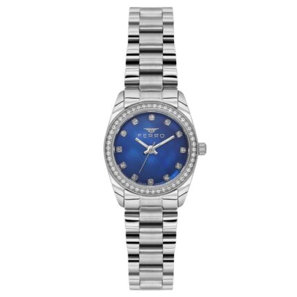 Ferro Crystals Silver Stainless Steel Bracelet FL21812A-A3