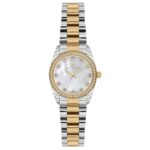 Ferro Crystals Two Tone Stainless Steel Bracelet FL21812A-D