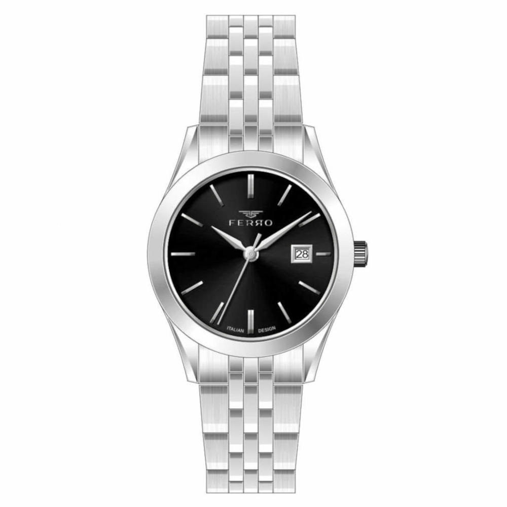 Ferro Silver Stainless Steel Bracelet FL40191A-A2