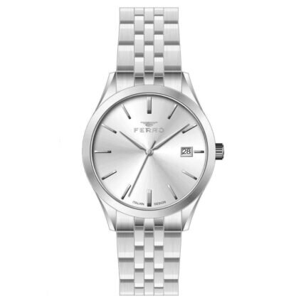 Ferro Silver Stainless Steel Bracelet FM40192A-A