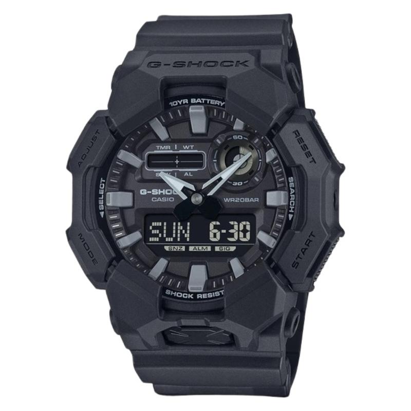 Casio G-Shock Dual Time Chronograph Black Rubber Strap GA-010-1A1ER Casio G-Shock Dual Time Chronograph Black Rubber Strap GA-010-1A1ER
